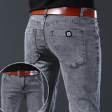 Spring And Autumn Slim Fit Skinny Stretch Fashion Trendy Handsome Casual Boy Jeans